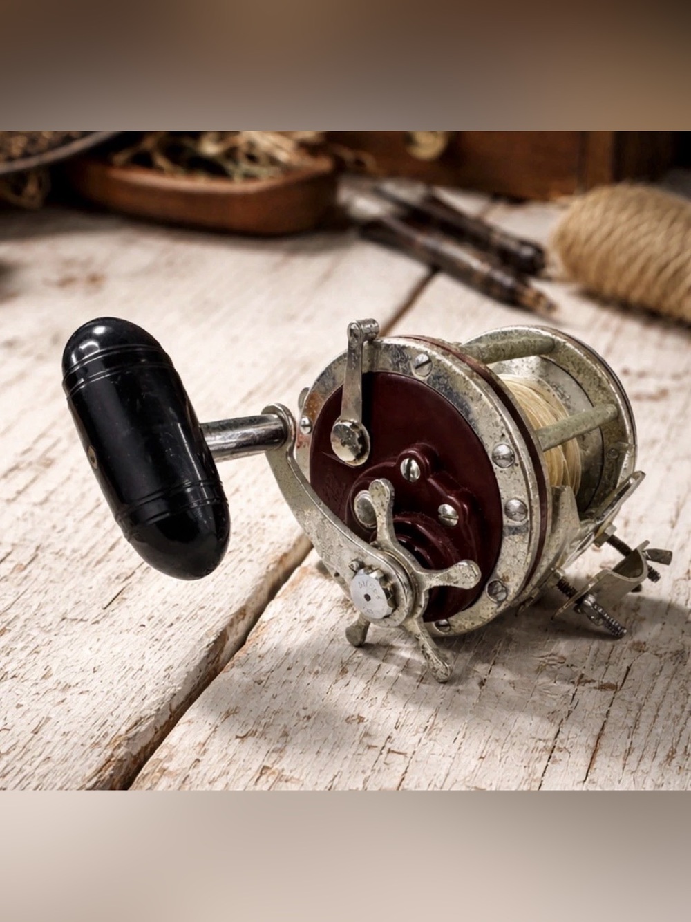 Vintage Penn 114H Special Senator 6/0 High Speed Ball Bearing Reel USA